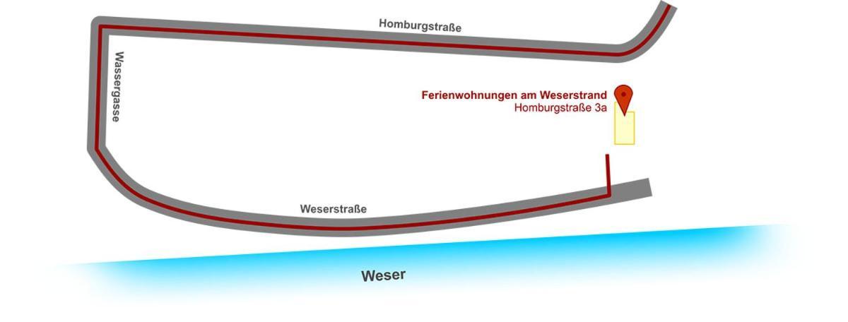 Ferienwohnungen Am Weserstrand Bodenwerder Exterior foto